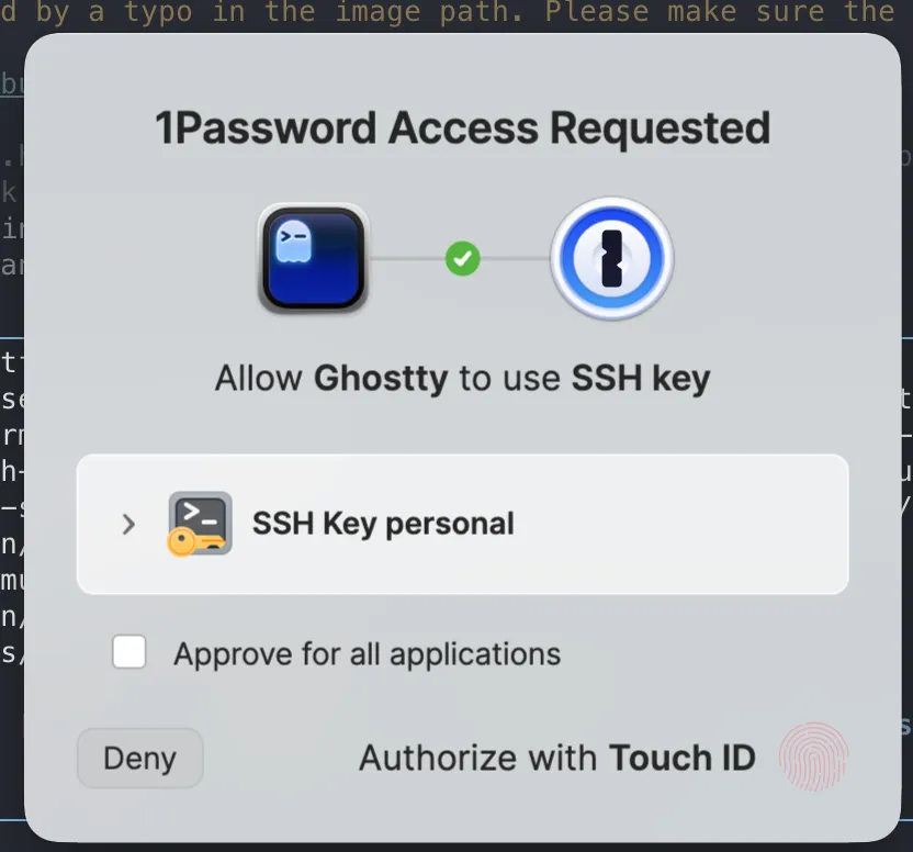 1Password SSH Agent